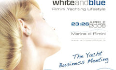 white and blue nuovo meeting del lusso