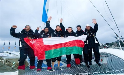 musandam oman sail win mod70 european tour leg cascais to marseille