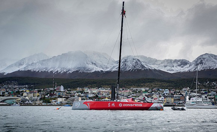 volvo ocean race dongfeng an update from ushuaia