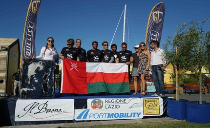 civitavecchia sultanate of oman vince il trofeo roma gc32