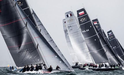 vela il team rc44 da ieri in scena tra le onde di cascais