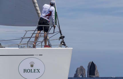 rolex capri sailing week 100 barche al via