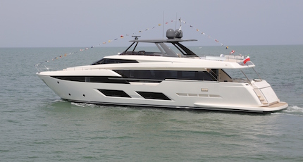 varata la prima unita del nuovo ferretti yachts 920