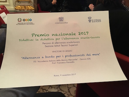 premio per 8217 accademia italiana della marina mercantile