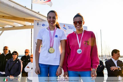 clara finotello del circolo vele mestre classificata al campionato italiano laser