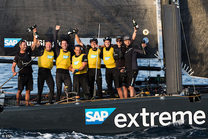 extreme sailing series pierluigi de felice sap extreme sailing team vincono il circuito 2017