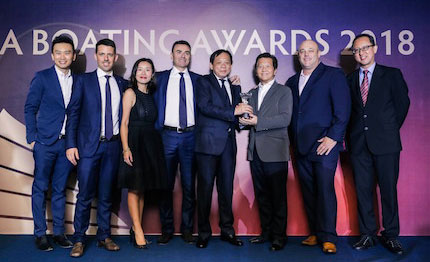 azimut yachts vince il premio best brand presence in asia