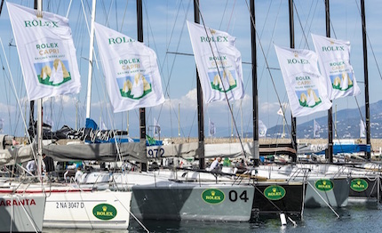 rolex capri sailing week domani in mare maxi mylius