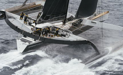 spindrift partito per il jules verne trophy