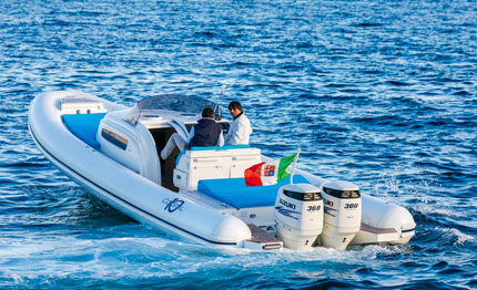 coastal boat presenta nauticsud 2019 il primo gommone alimentato gas