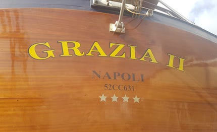 il cantiere postiglione riporta in mare lo storico yacht in legno 8220 grazia ii 8221