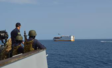esercitazione anti pirateria nel golfo di guinea