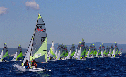 gran finale punta ala per il campionato italiano del doppio giovanile rs feva