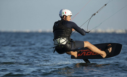 kite riccardo pianosi ancora un piccolo passo per aspirare all oro