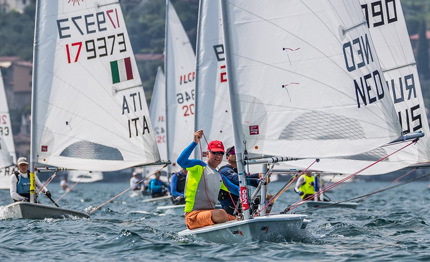 chiusura per il gel laser del lago di garda