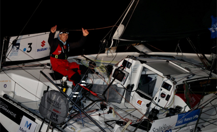 guillaume pirouelle vince la seconda tappa della solitaire du figaro