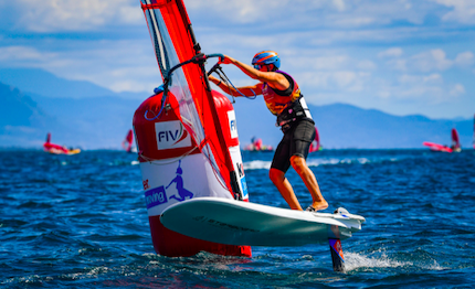 salerno arrivano gli iqfoil si vola 50 km