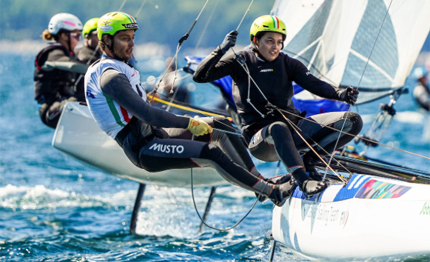 mondiali 49er nacra 17 giornata positiva con tita banti sempre in versione schiacciasassi