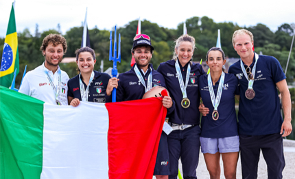 nacra 17 dopo oro di tita banti anche argento di ugolini giubilei