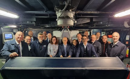 confindustria nautica consiglio di presidenza bordo di nave duilio marina militare italiana