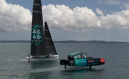 video vola ac40 la barca per giovani velisti che sognano america cup