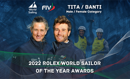 tita banti il 2022 rolex world sailor of the year award