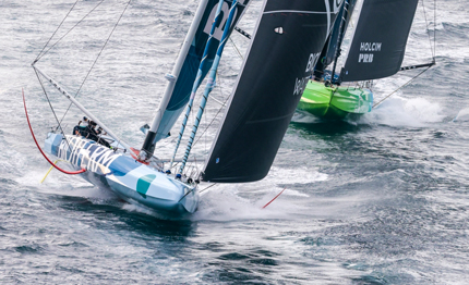 the ocean race malizia windwhisper il massimo dei punti nella in port di alicante