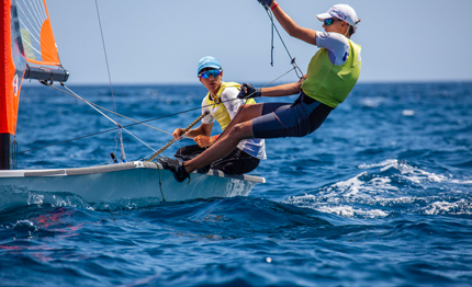 dalla classe nacra 9er un premio per equipaggio giovanile demurtas santi