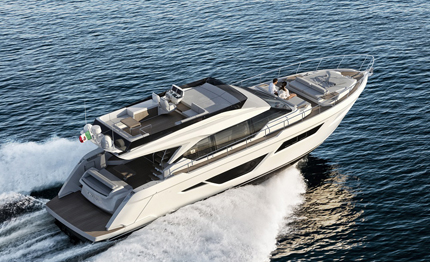 ferretti yachts 580 presentato in anteprima mondiale al boot di sseldorf 2023