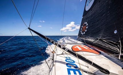 the ocean race 11th hour racing team malizia brillano nel fine settimana