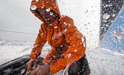 the ocean race per ora tutta bolina lungo il brasile