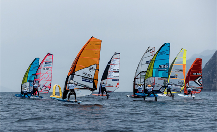 windsurf terza giornata torbole della coppa del mondo pwa