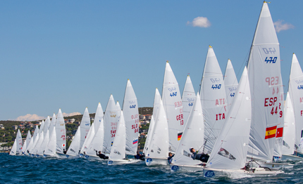 prime regate del campionato europeo 470 mix 2023 marina degli aregai