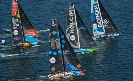 the ocean race la inport di aarhus la vincono biotherm windwhisper