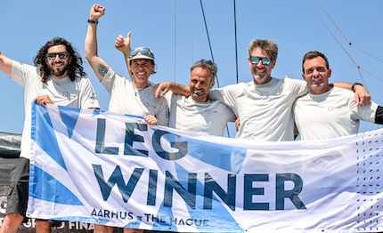 the ocean race 11th hour racing team windwhisper racing ottengono una vittoria fondamentale
