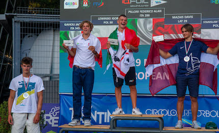 brilla 8217 italia al campionato europeo iqfoil giovanile junior tre ori due argenti