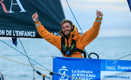 solitaire du figaro la prima tappa va al quot bizuth quot beno 238 tuduri