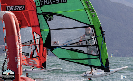 windsurf torbole assegnati titoli europei giovanili master slalom pinna foil