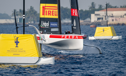 america cup jeddah una luna rossa bella vincente