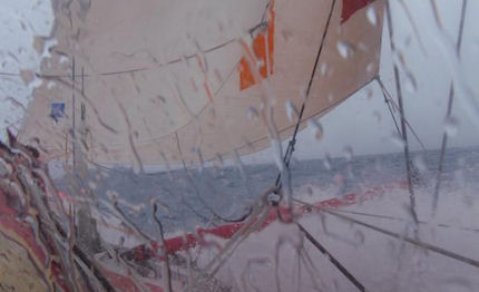 vendee globe sotto la pioggia verso capo horn