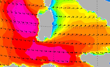 sardegna tra sabato domenica onde anche fino 20 metri