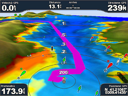 garmin con il chartplotter in regalo la cartografia