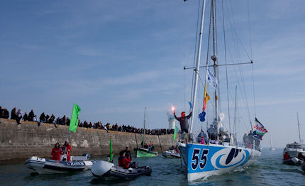 vendee globe continuano gli arrivi les sables olonne