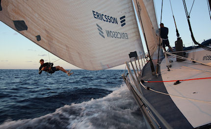 il vento molla la volvo ocean race