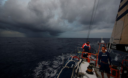 volvo ocean race volata verso boston