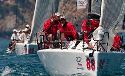 secondo posto per matrix all audi sailing series