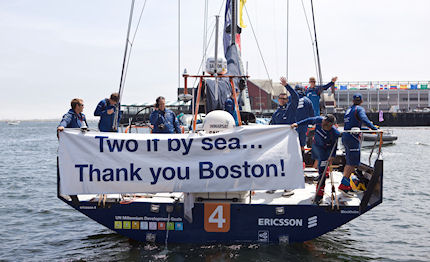 la volvo ocean race lascia boston per irlanda