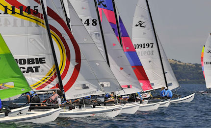 il maltempo ferma il bracciano sailing contest
