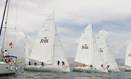 giro italia vela partita la manfredonia san foca