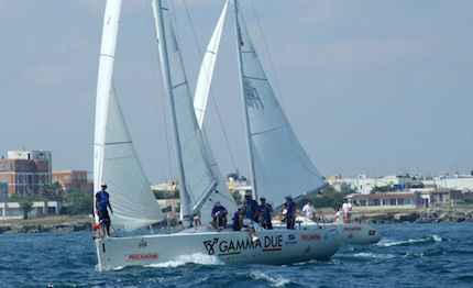 giro italia vela partita la san foca crotone